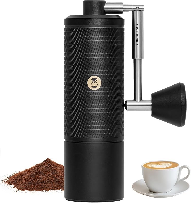 Timemore C5 ESP PRO Manual Coffee Grinder 50 Adjustable Settings, 42mm Stainless Steel Burr Hand Coffee Grinder with