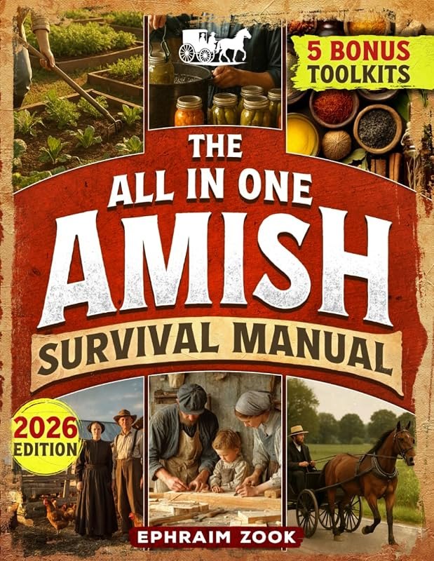 The All In One Amish Survival Manual: Break Free From Modern Society & Become 100% Self-Sufficient With DIY Projects