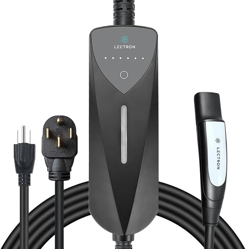 Lectron Level 1/2 (8A - 40A) Tesla NACS Portable EV Charger - Dual-Level Electric Vehicle Charging Station with NEMA