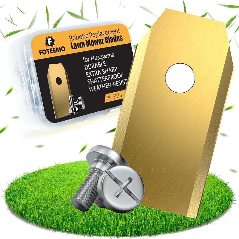 Robot Mower Blades Compatible with Husqvarna, Lawn Mower Robot Blade Compatible with Gardena, Navimow Lawn Mower