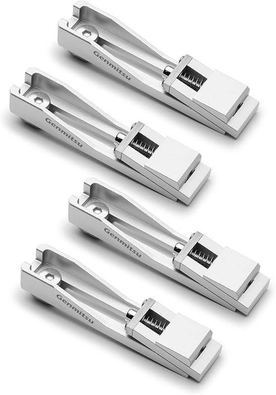 Genmitsu Upgrade CNC Router Vise Clamp for Large Woodworking & Metalworking Project, Low Profile Aluminum Toe Clamp