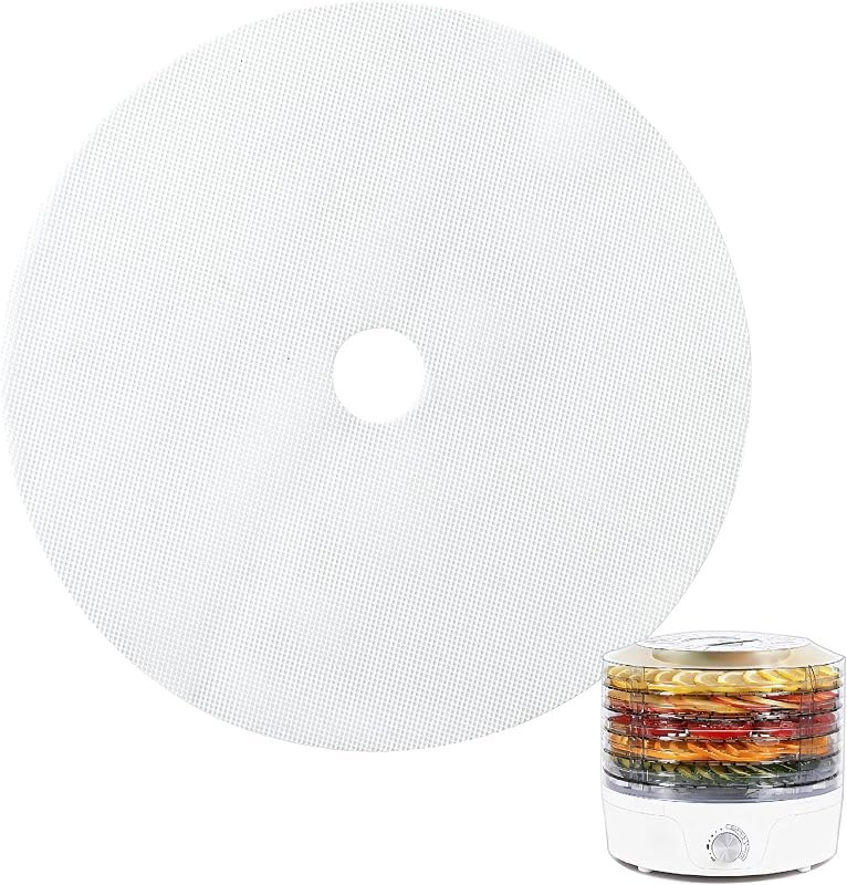 8 Pack Silicone Dehydrator Sheets, 13" Round Dehydrator Tray Liner for Food — Canning, dehydrating, and flock gear for