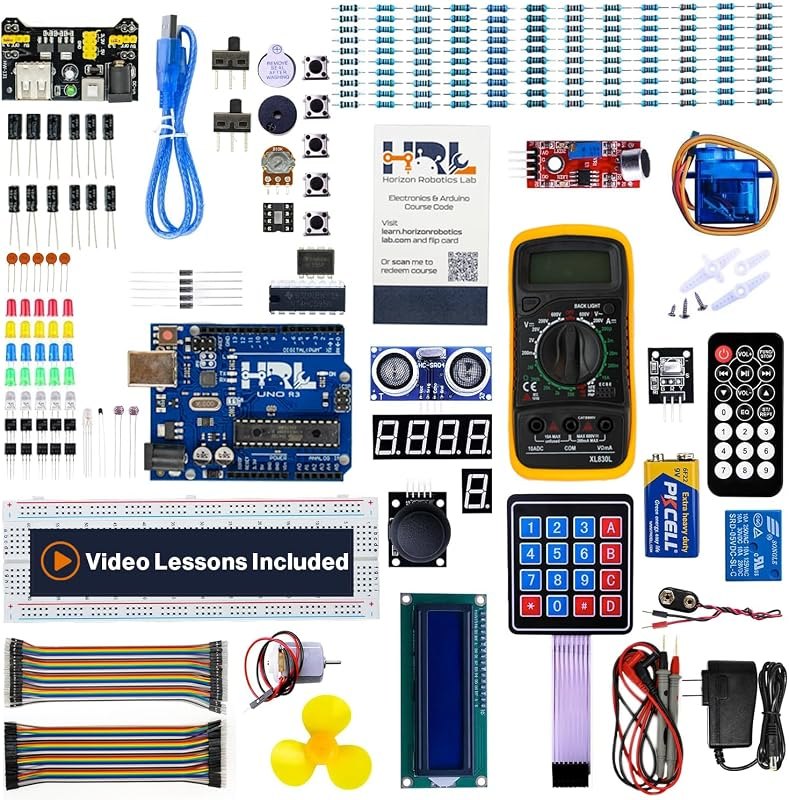 Horizon Uno Electronics Starter Kit with Video Lessons — Various types of software kit for various types software
