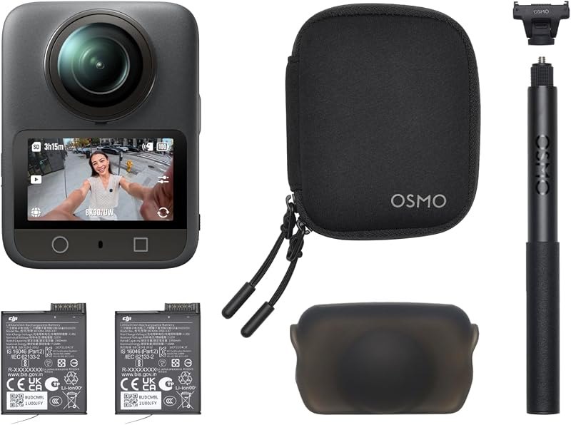 DJI Osmo 360 Essential Combo, 360 Action Camera — 360 Degree Cameras that store your m for 360 degree cameras store