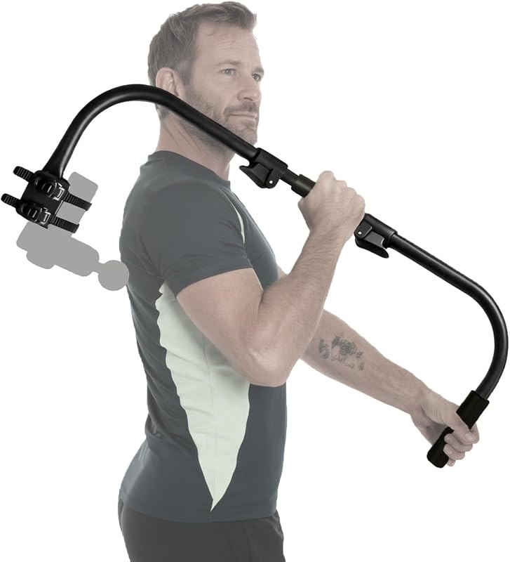 Adjustable Massage Gun Holder with 32"-37" Length Range for Back, Neck, and Shoulders — massage wall hanger amazon for