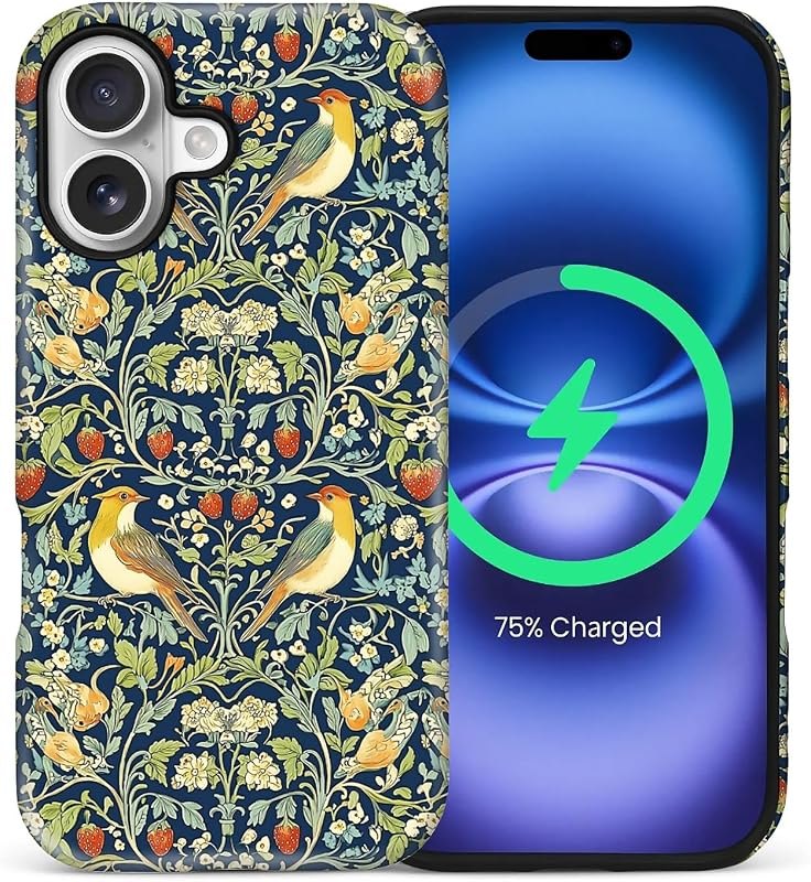 ZHEGAILIAN for iPhone 17 6.3",2-in-1 Case Compatible with MagSafe Shockproof Anti-Slip with Full-Body Protection