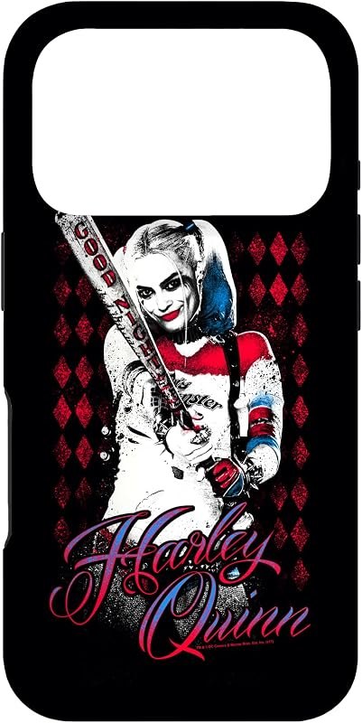 Suicide Squad Harley Quinn Bat Case for iPhone 17 Pro — rugged case for iphone pro case
