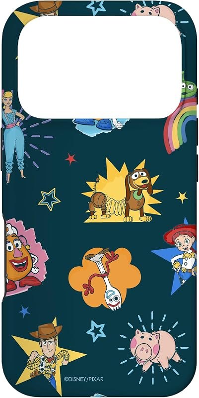 Disney and Pixar's Toy Story 4 Colors and Rainbow Print Case for iPhone 17 Pro — rugged case for iphone pro accessories