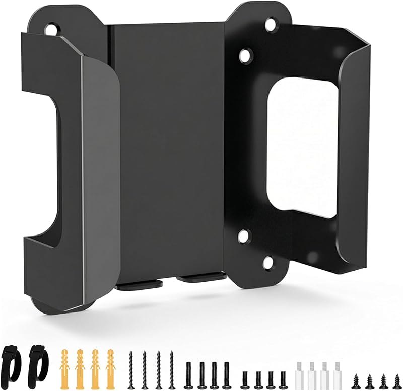 Metal Mount for HP Docking Station VESA Wall and Under Desk Mount for HP USB-C Dock G5 Adapter Mounting Bracket for HP