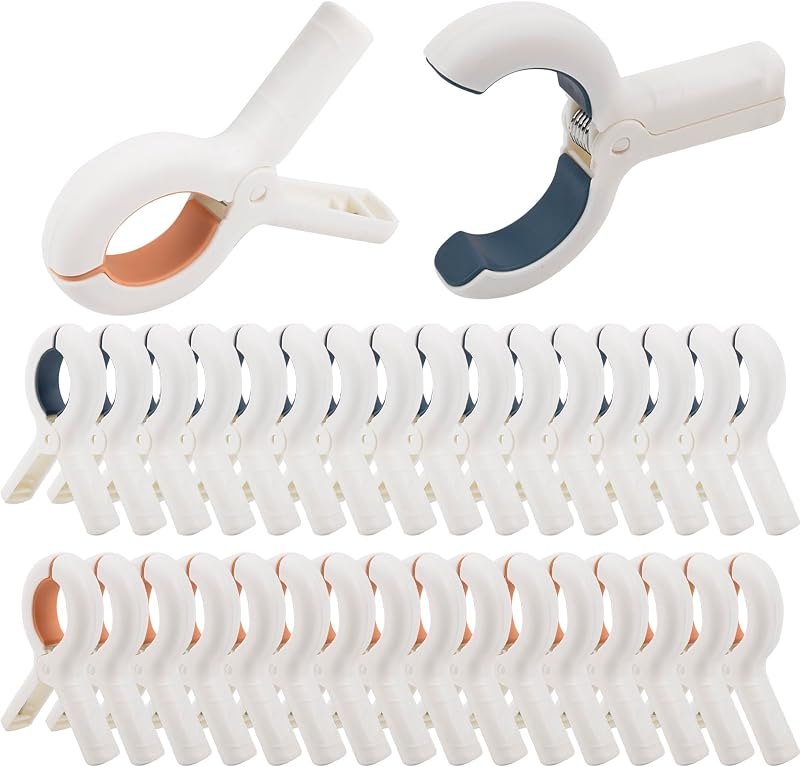 32 PCS 3.7'' Garden Clips Greenhouse Clamps - Large Greenhouse Clips, Heavy Duty Clip for Plant Cover & Shade Cloth on