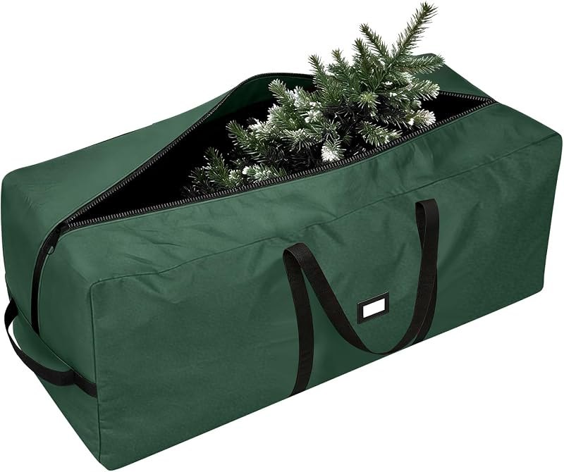 Christmas Tree Storage Bag - Fits Up to 9 Ft Large Artificial Christmas Tree, Heavy Duty 600D Oxford Cloth Xmas Tree