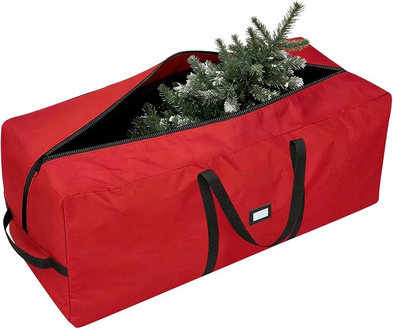 Christmas Tree Storage Bag - Fits Up to 9 Ft Large Artificial Christmas Tree, Heavy Duty 600D Oxford Cloth Xmas Tree