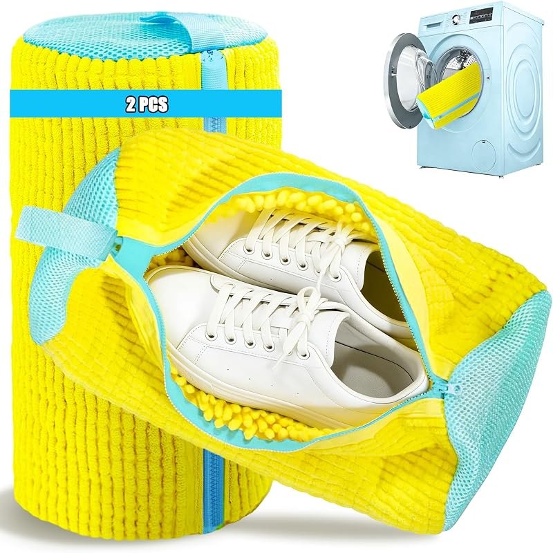 Shoe Washing Machine Bag Laundry Shoe Bags for Washer & Dryer Reusable Shoe Cleaning Bag for Sneaker Tennis Shoes —