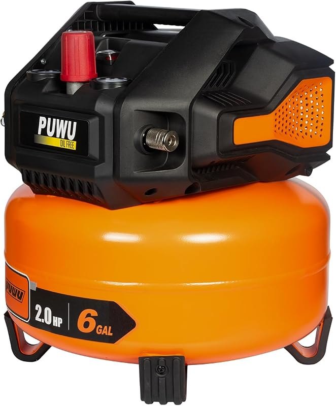 6-Gallon 2HP Oil-Free Pancake Air Compressor 150 PSI — pancake compressors for pancake compressors