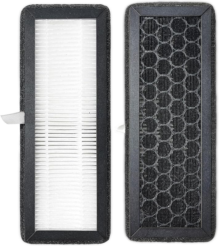 2 Pack HEPA 13 Activated Carbon Air Filter for Bambu Lab X2D/P2S 3D Printer - Replacement Filter for VOCs, PM2.5