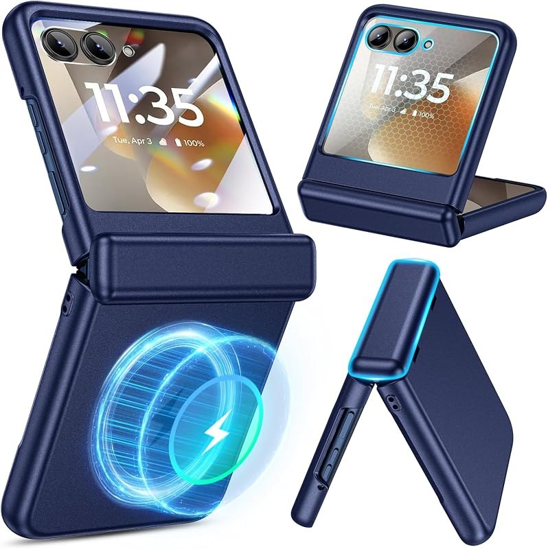 for Motorola Razr 2026/2025/2024 Case with Built-in Screen Protector — case for motorola razr accessories