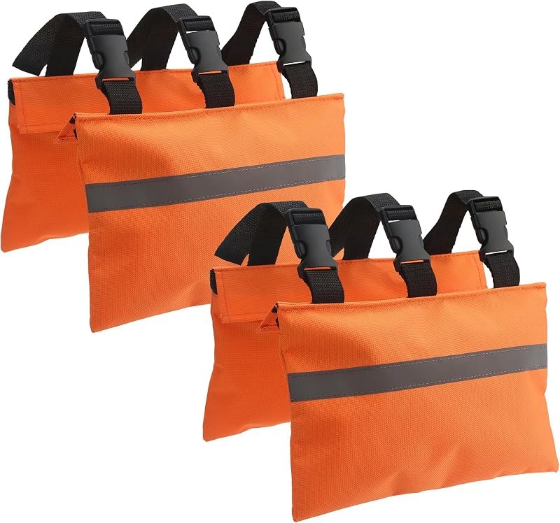 RV Sewer Weight Bag with Reflective Strip, for securing drain hoses, 2-Pack — Sewer hoses, regulators, and chocks. for