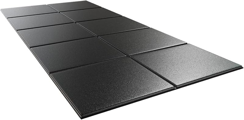 51" x 23.6" 4mm Compact Walking Pad Mat for Carpet Floors, Foldable Under Desk Treadmill Mat for Hardwood
