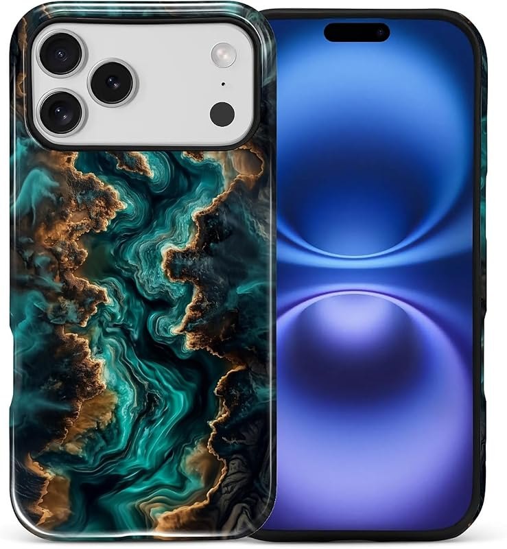 Compatible with iPhone 18 Pro Max iPhone 17 Pro Max Case,Dual-Layer Protection Hard Shell with Silicone Interior,Slim