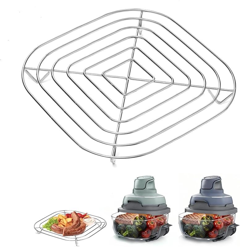 Crisper Stainless Steel Rack Compatible for Ninja Crispi Air Fryer FN101 — air fryer rack for air fryer rack
