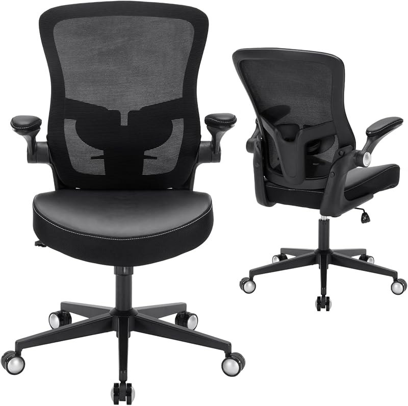 Office Chair-400lbs, Ergonomic Heavy Duty Office Desk Chair with Adjustable Lumbar Support Breathable Mesh Computer