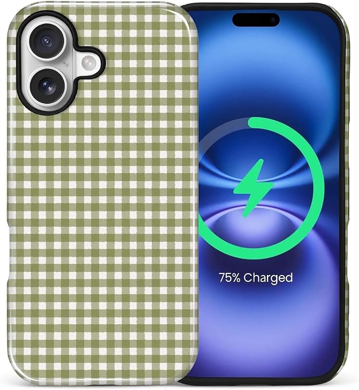 for iPhone 17 Case,Compatible with MagSafe,Dual-Layer Hard Shell + Silicone Cover,Full Body Protection Shockproof Case