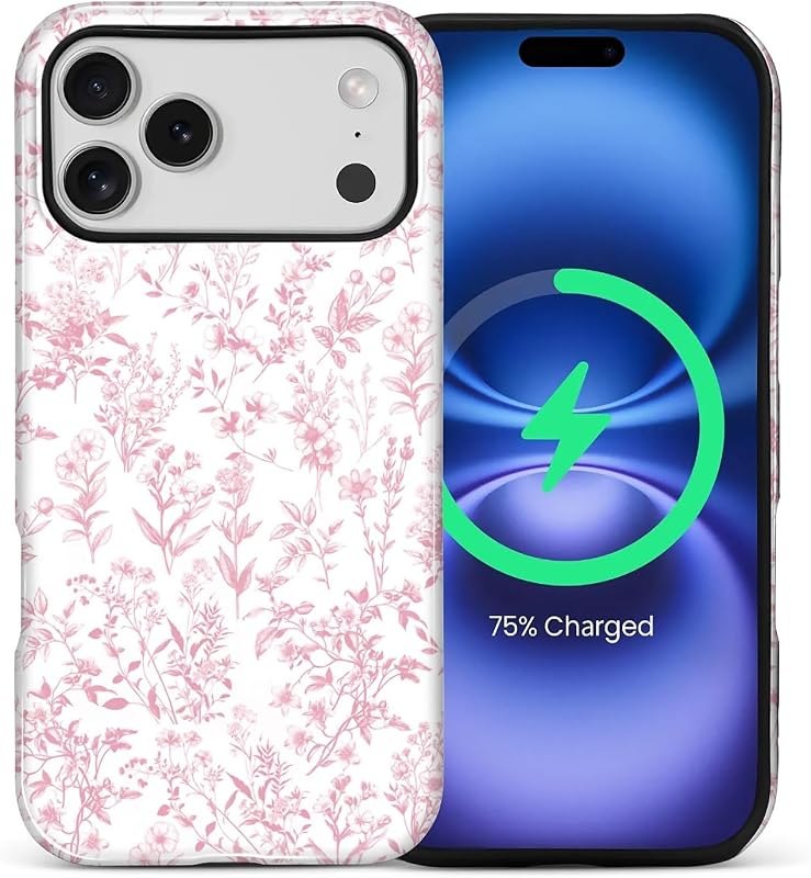 for iPhone 17 Pro Max Case,Compatible with MagSafe,Dual-Layer Hard Shell + Silicone Cover,Full Body Protection