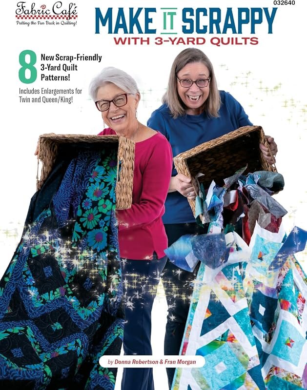 Fabric Café Make It Scrappy with 3-Yard Quilts Book — Books kit for books