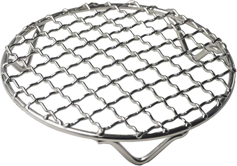 5 Inch Round Cooking Rack, Stainless Steel Wire Baking Rack with Stable Legs for Oven, Air Fryer, BBQ, Roasting