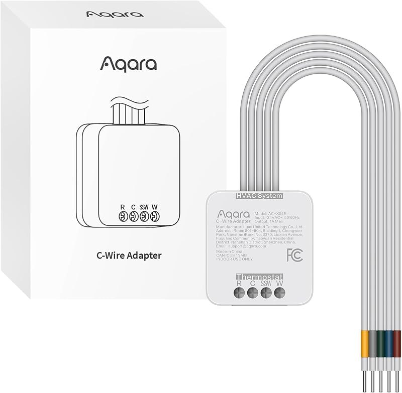 Aqara C-Wire Adapter for W200 Smart Thermostat — smart thermostat wire adapter for smart thermostat wire adapter
