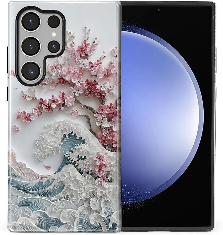 for Samsung Galaxy S24 Ultra Case,Dual-Layer Hard Shell + Silicone Phone Cover,Full Body Protection Shockproof Case