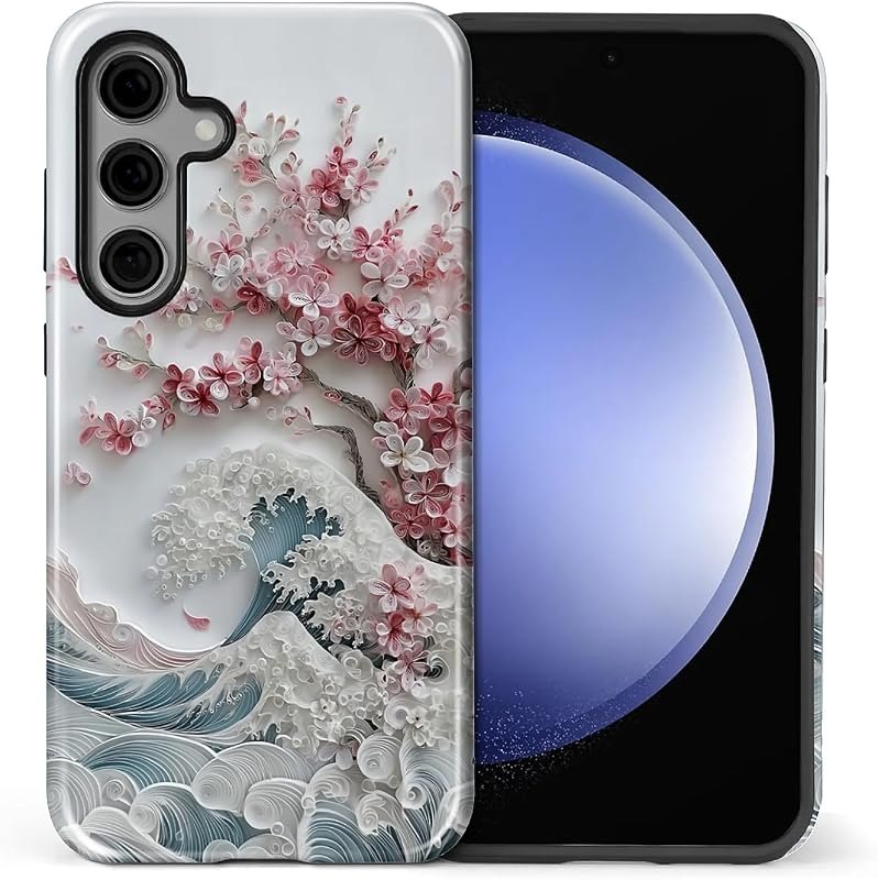 for Samsung Galaxy S25 FE Case,Dual-Layer Hard Shell + Silicone Phone Cover,Full Body Protection Shockproof Case for