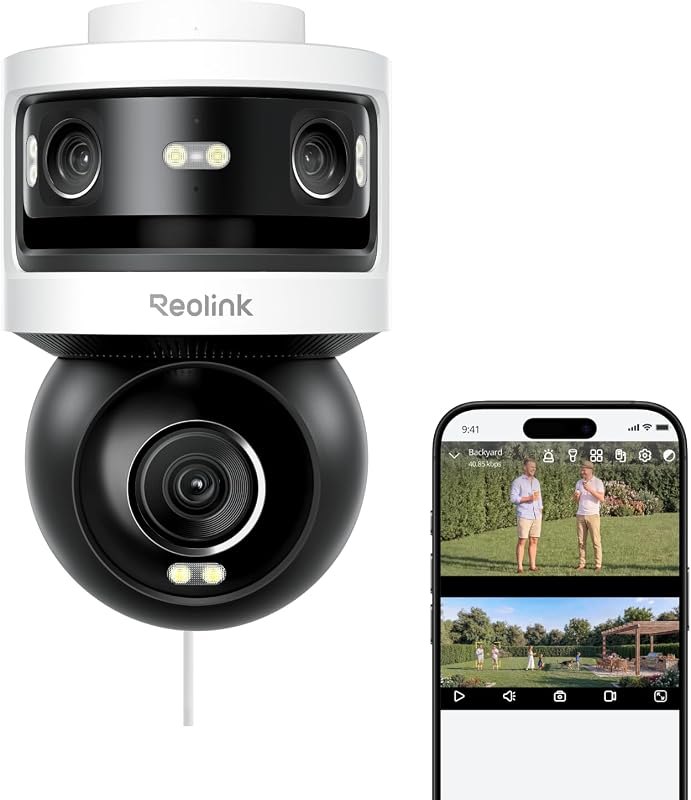 REOLINK OMVI 3i PoE Triple-Lens PoE Security Camera with Auto Tracking — 360 Degree Cameras that store your m for 360