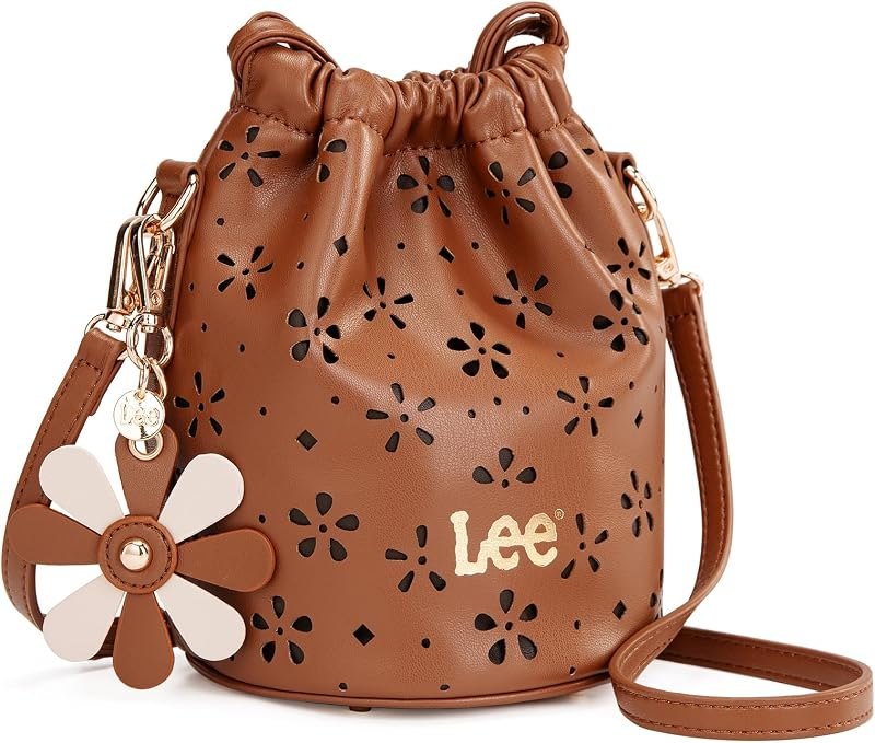 Lee Drawstring Bucket Bag for Women Small Handbag Purses Crossbody Bag — Handbags and Purses for handbags purses