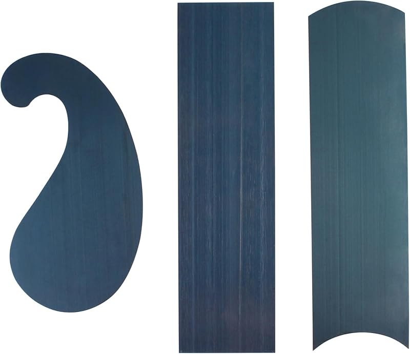 Cabinet Scraper, Card Scraper Woodworking Set - 3PCS Hardened High Manganese Steel Scrapers for Hardwood Finishing