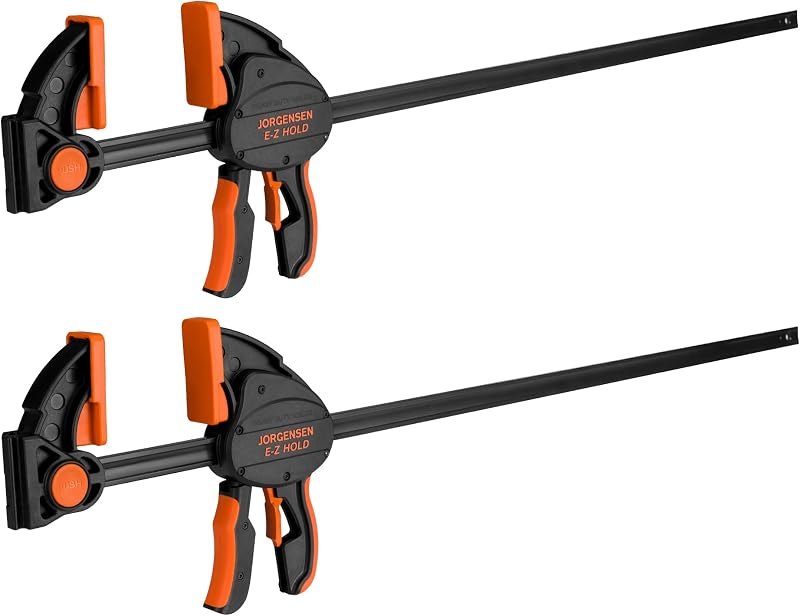 JORGENSEN E-Z Hold 2-Pack 36" 800LBS Heavy Duty Woodworking Bar Clamps — Woodworking Clamps for woodworking clamps