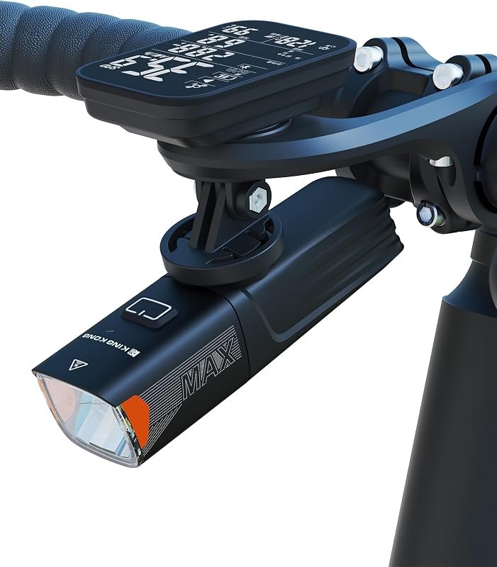 Kingkong X7MAX LED Bike Headlights, USB-C Rechargeable IPX 6 Waterproof Bicycle Light Set, Bright Bike Front Light