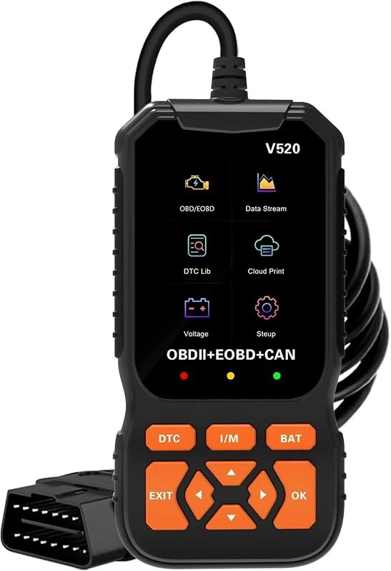 Car Fault Detector, OBD2 Car Scanner Diagnostic Scanning Tool, Professional Mechanical Vehicle Fault Code Reader, Auto