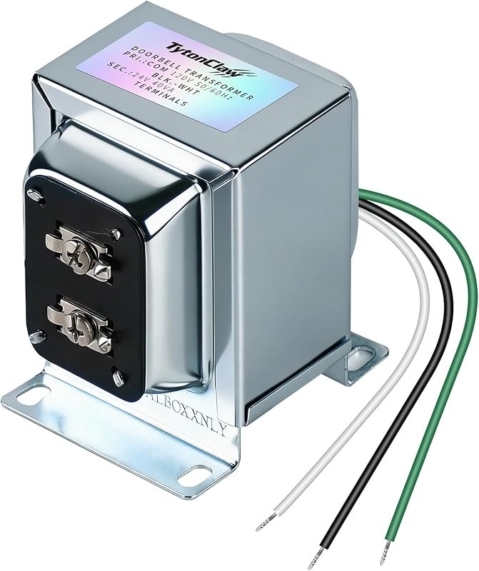 24V 40VA Hardwired Doorbell Transformer for Ring, Nest & Smart Thermostats — smart thermostat wire adapter for smart