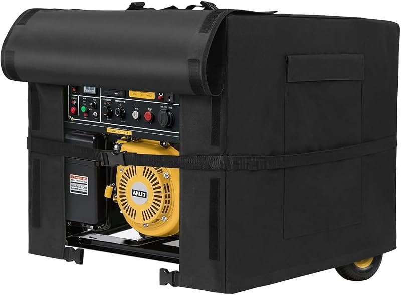 Outdoor Generator Cover 38 "L x 28"W x 30"H, Fits 5500-15000W Portable Generators,900D Heavy Duty Waterproof Generator