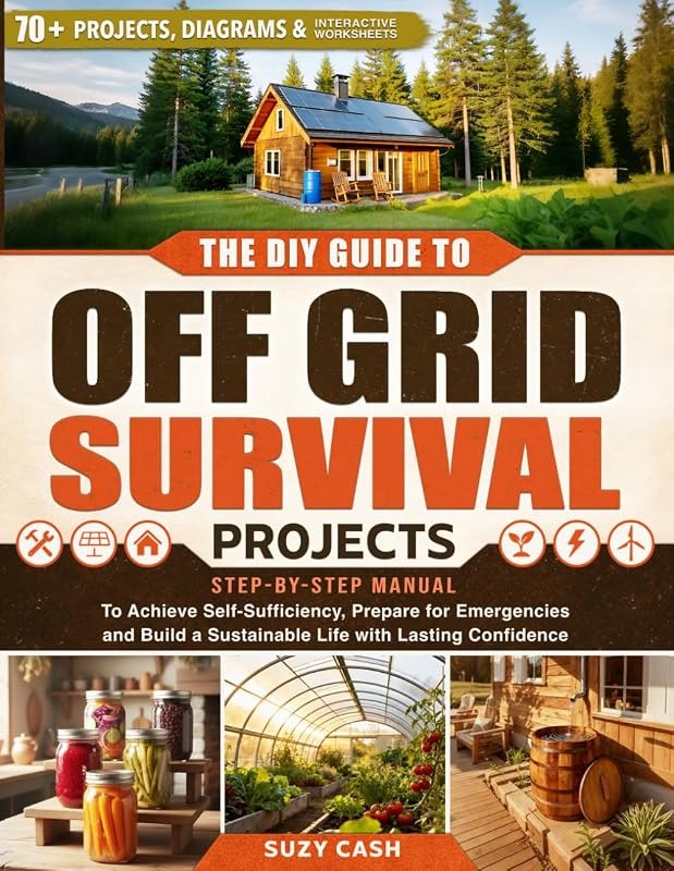 The DIY Guide to Off Grid Survival Projects: Step-by-Step Manual to Achieve Self Sufficiency, Prepare for Emergencies