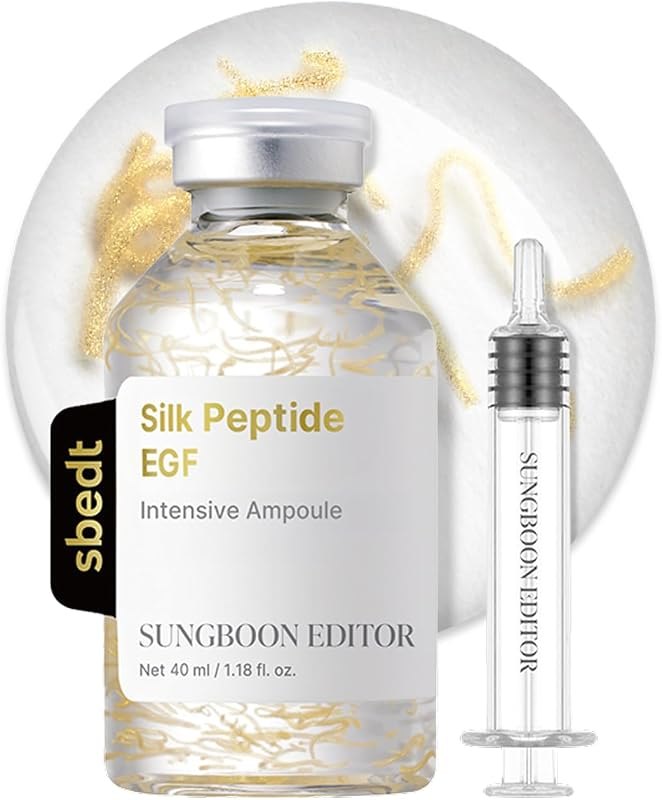 SUNGBOON EDITOR Intensive Deep Collagen Silk Peptide EGF Ampoule,1.35fl.oz — Serums and balms for reactive skin. for