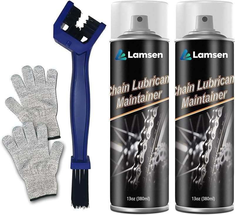 Chain Lube Chain Lube Spray Can Professional Chain Maintenance Kit — Locks, mounts, and chain lube. kit for locks