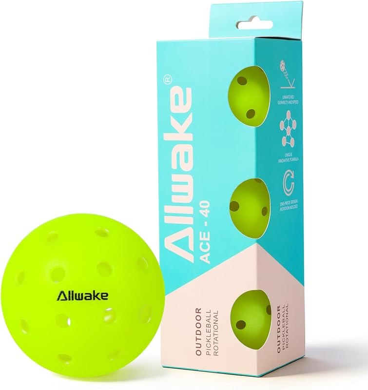 40 Holes Pickleball Balls, Outdoor&Durable, USA Pickleball Approved — best pickleball outdoor balls for pickleball