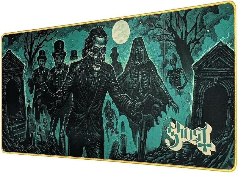 SUBSONIC Ghost Band Mouse Pad XXL 35x15 in — best mouse desk mat for mouse desk mat