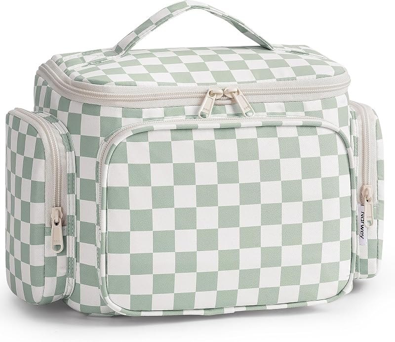 Narwey Hanging Travel Toiletry Bag for Women, Large Makeup Cosmetic Bag — toiletry for packing cubes rated
