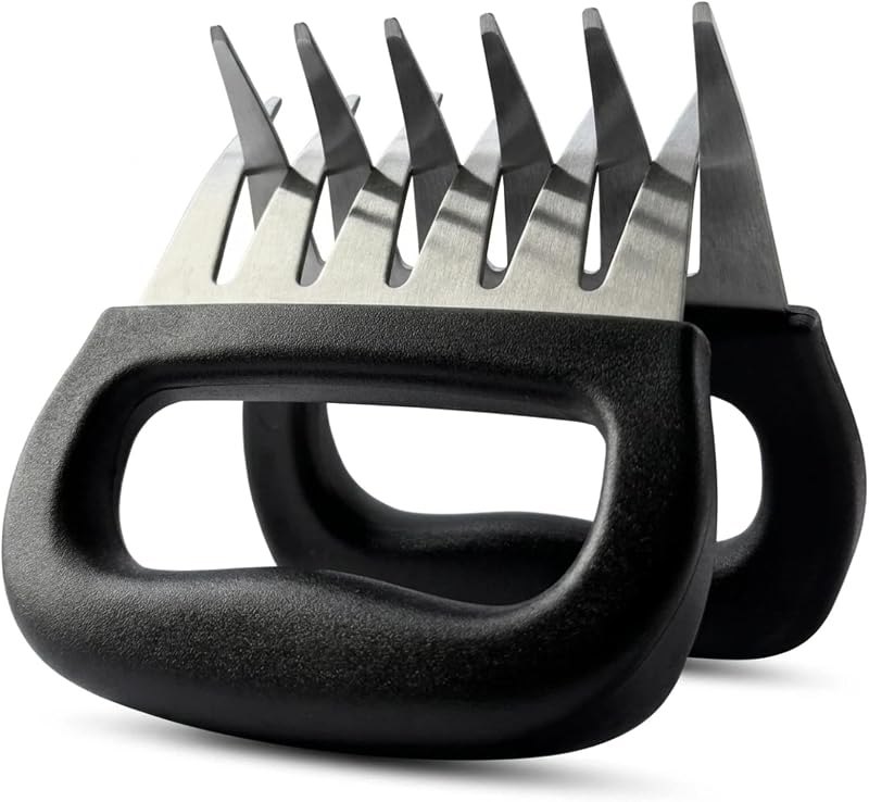 Meat Claws for Shredding, Bear Claws Meat Shredder, Stainless Steel Meat Shredder Claws for Pulled Pork, Chicken