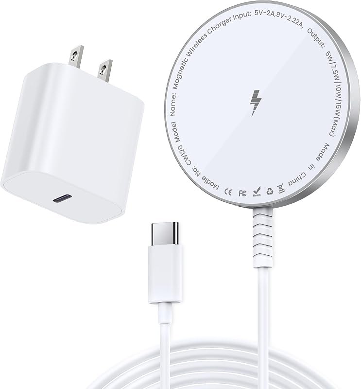 MagSafe Charger Magnetic Wireless Charging iPhone 17-12 & AirPods Pro 4-2 — Cases, chargers, MagSafe, earbuds, a for