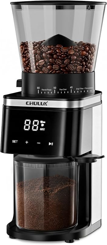 InGrind Conical Burr Electric Coffee Grinder with 60 Grind Settings — coffee burr grinder amazon for coffee burr grinder