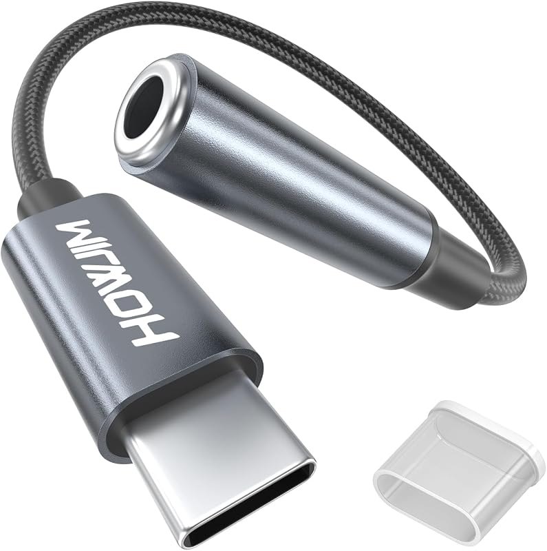 USB C to 3.5mm Headphone Jack Adapter,USB C to Aux Audio Dongle Cord — usb-c dac dongle for usb dac dongle